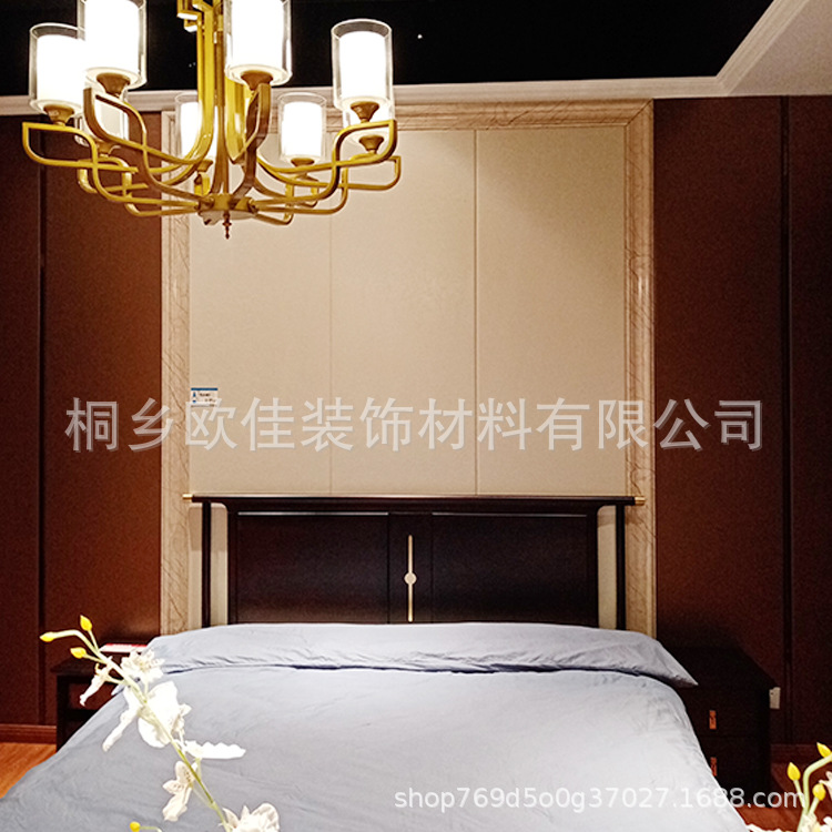 厂家直销环保家装软包硬包背景墙现代简约电视背景墙家居客厅卧室|ru