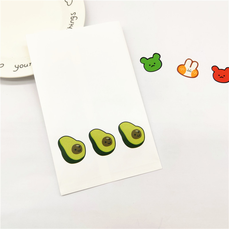 Bolsa de almacenamiento de papel estilo ins dibujos animados lindo impresión tamaño pequeño mini bolsa de papel decoración accesorios bolsa de regalo