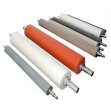 水性滑板实色淋漆机胶棍柔软胶轴底漆淋涂胶轮无硬度胶轴