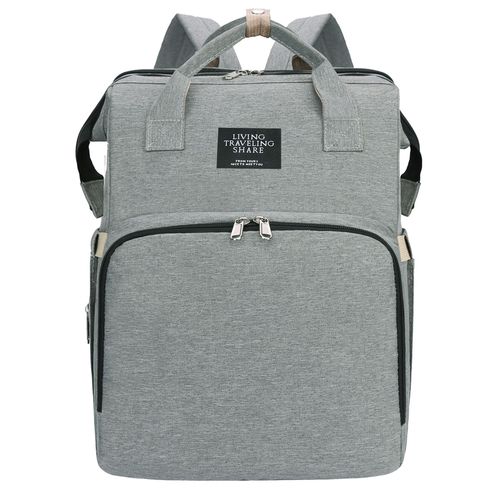 2020 New Mommy Bag Foldable Baby Bed Medium Capacity Backpack Bed Outing Maternity Bag Dual Shoulder