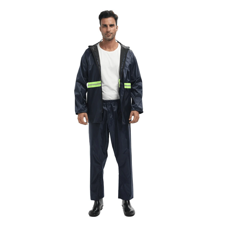 Fashionable split raincoat
