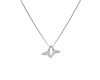 Fashionable small design necklace, silver 925 sample, simple and elegant design