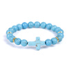 Turquoise bracelet natural stone, fashionable aromatherapy, accessory, European style