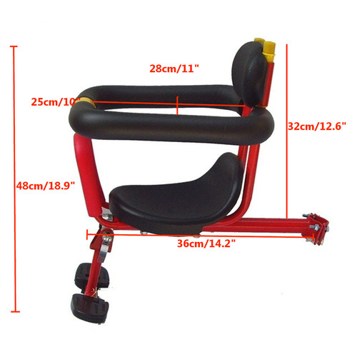 Bicycle child seat, safe and secure baby seat, environmentally friendly front mountain bike child seat wholesale
