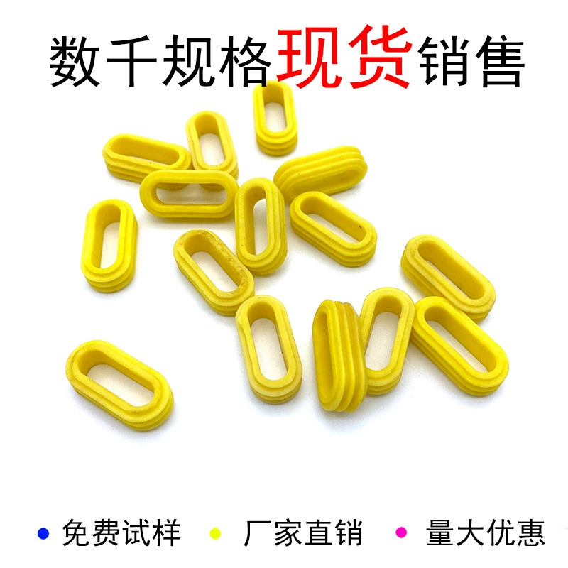Rubber products processing silicone rubber sealing circle shock -absorbing pad rubber thread set