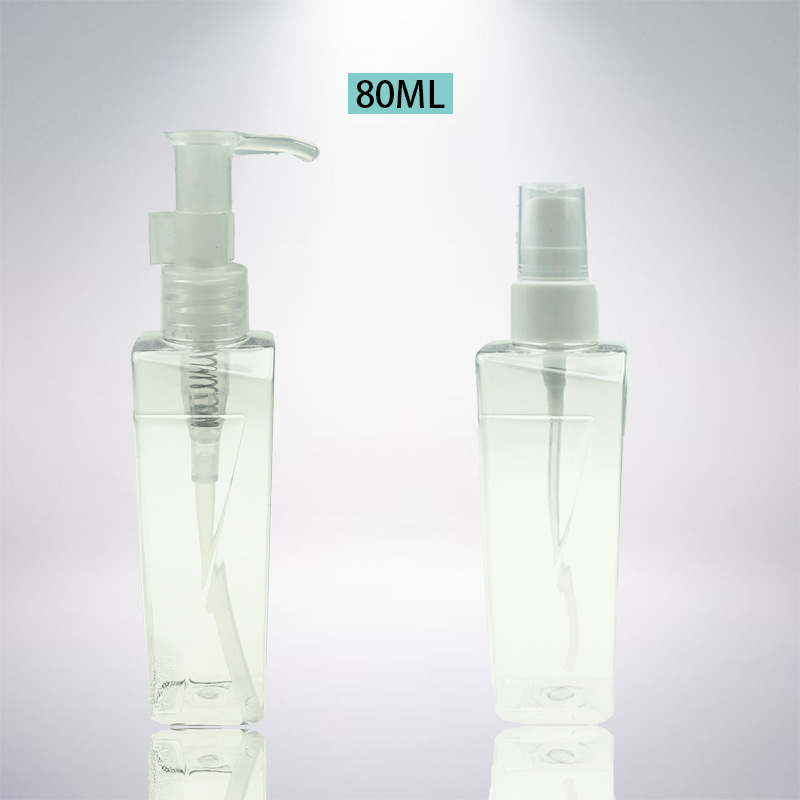 热销款80ML洗发沐浴瓶PET塑料乳液压瓶 洗护洗发水包装瓶