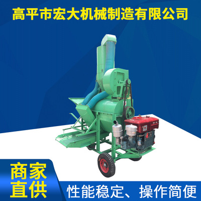 谷子高粱脱粒机 油菜脱粒机 5TGQ-100大型流动式谷子脱粒机批发|ms