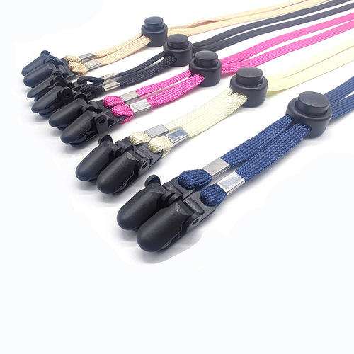 Windproof rope fisherman hat, straw hat, sun hat, adjustable windproof rope, lanyard, glove lanyard, anti-drop rope