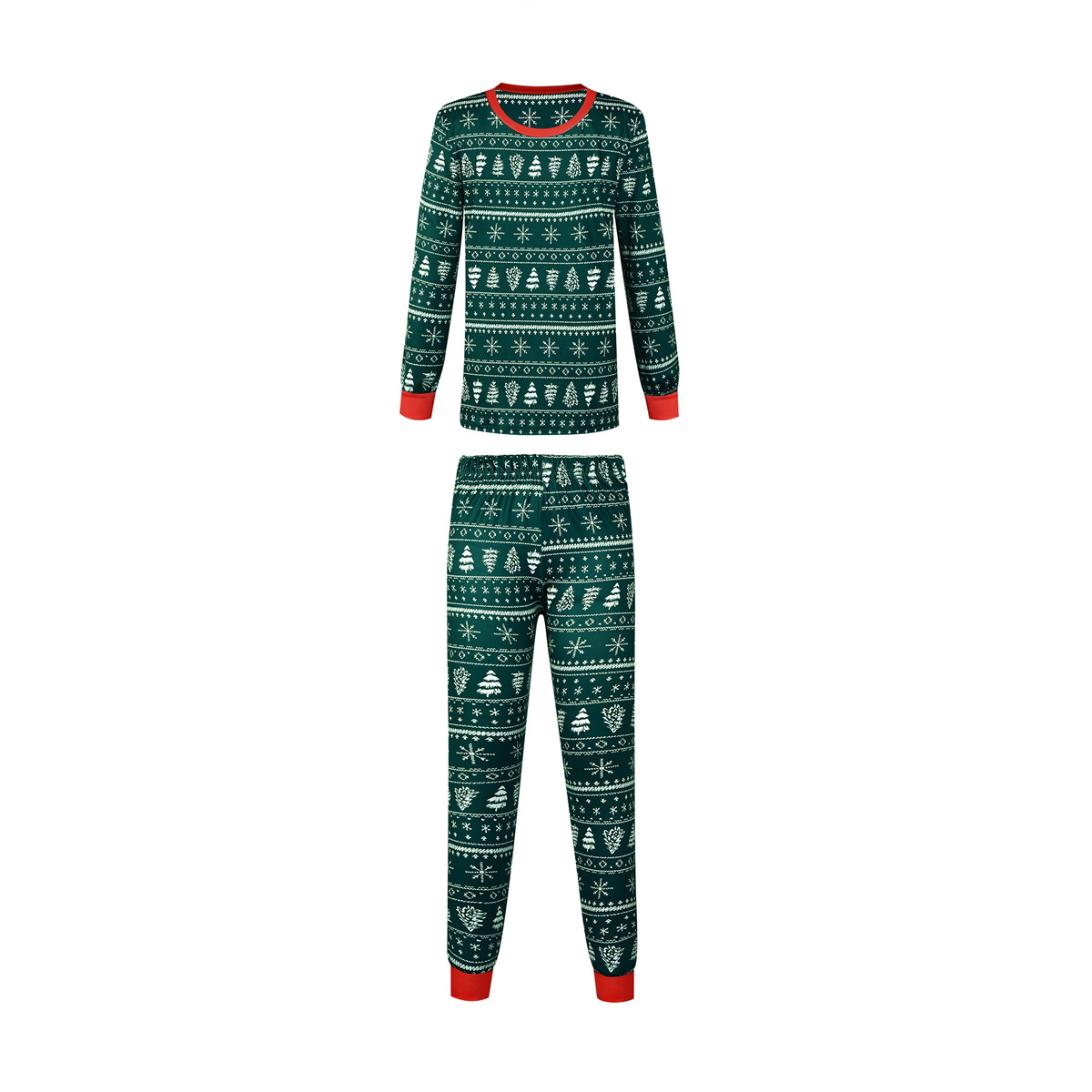 Kerst pyjama set voor het gezin bijpassende loungewear outfit_voghion.com