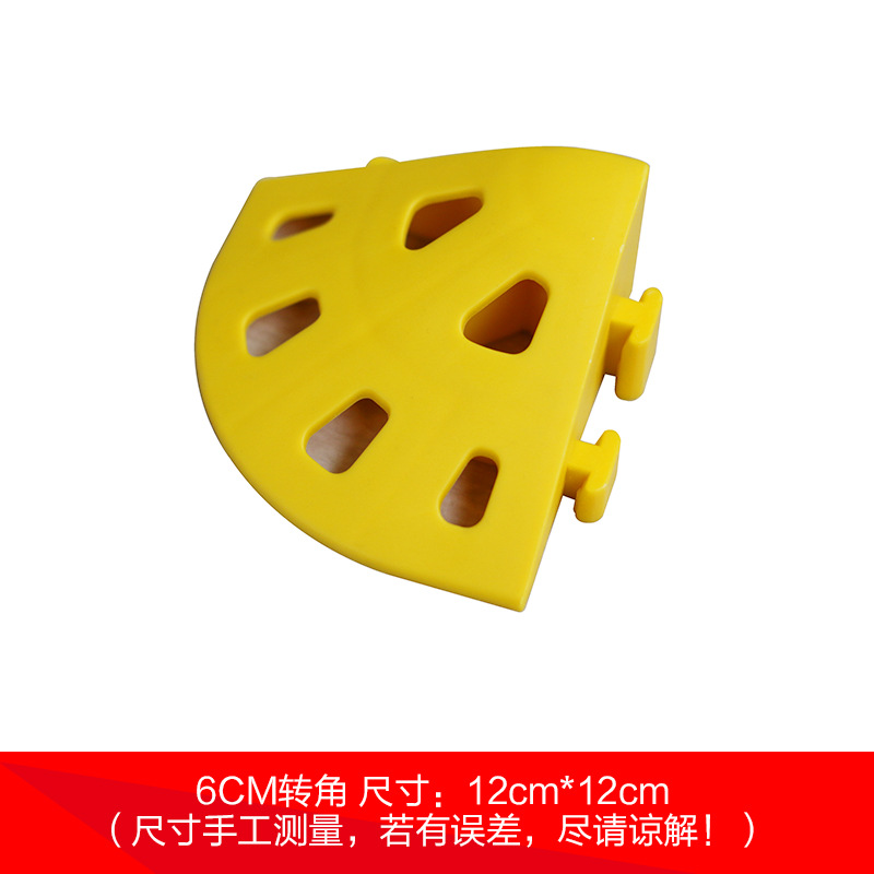 Coche sala de lavado piso rejilla de plástico empalme rejilla esquina accesorios antideslizante alfombra de piso esquina