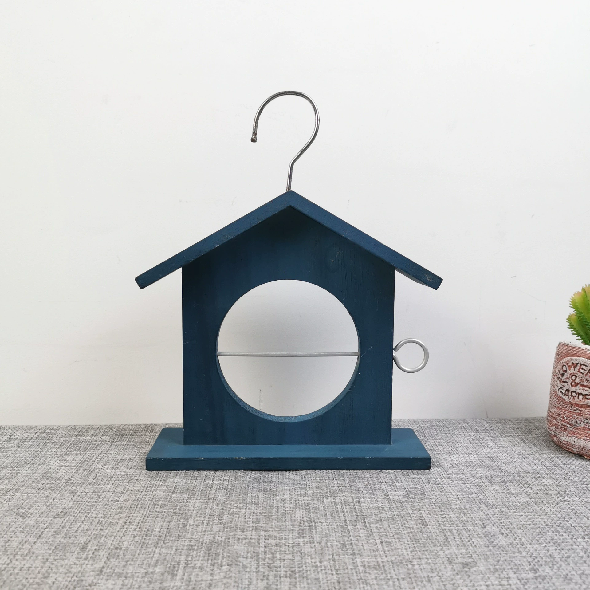 Креативный маленький деревянный домик настольные украшения из массива дерева Птичье гнездо Попугай Деревянный домик Птичья платформа