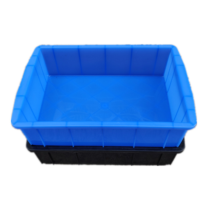 长方形塑料平口盒 车间产线零件分类小型周转箱 仓库螺丝元件盒