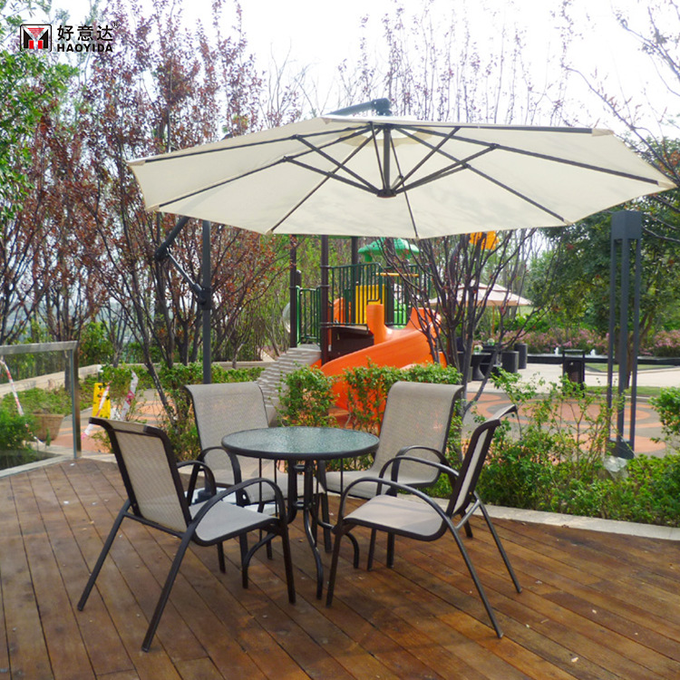 现代铁艺室外桌椅组合家用庭院花园阳台休闲椅户外家具套桌椅定制