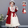 Autumn dress, children's small princess costume, Japanese cute girl's skirt, 2023, Lolita style, children's clothing