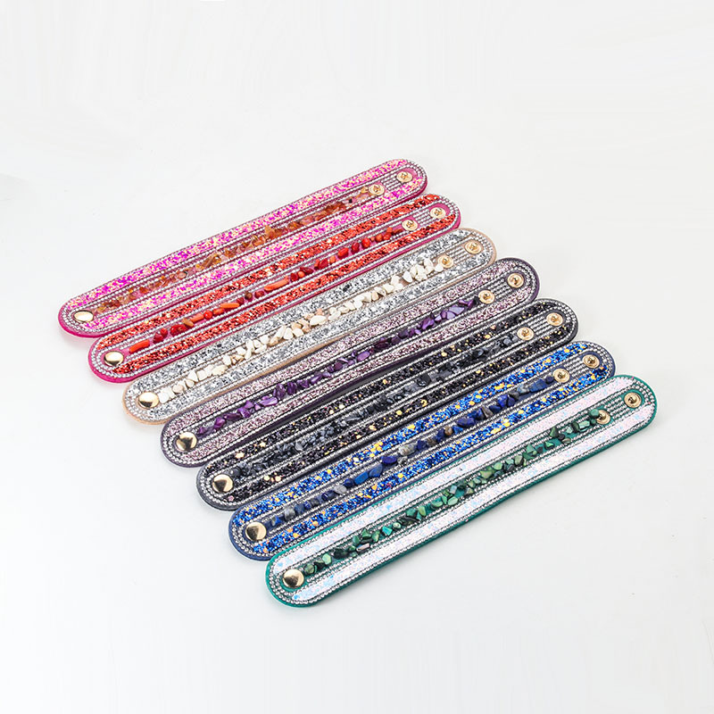 Fashion Irregular Colorful Crystal Gravel Bracelet display picture 16