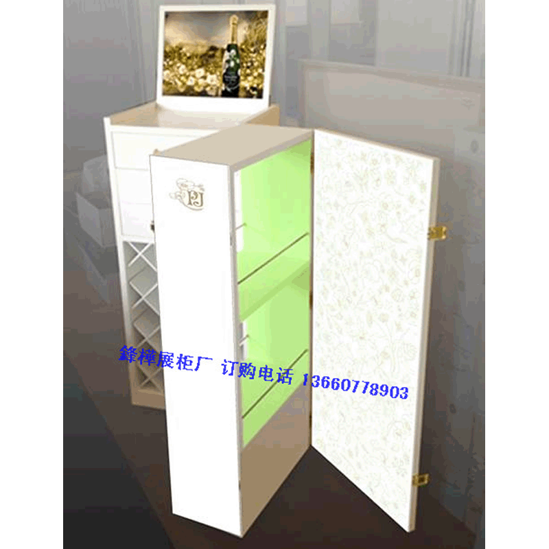 锋桦厂定做香水展柜瓷器展柜酒店大堂精品展柜饰品柜台服装柜台