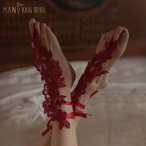 Man Yan Sexy Lingerie, Sexy Straps, Romantic Lace, Gartered, Lacy Hosiery, Sexy Socks, Romantic Accessories, 7150