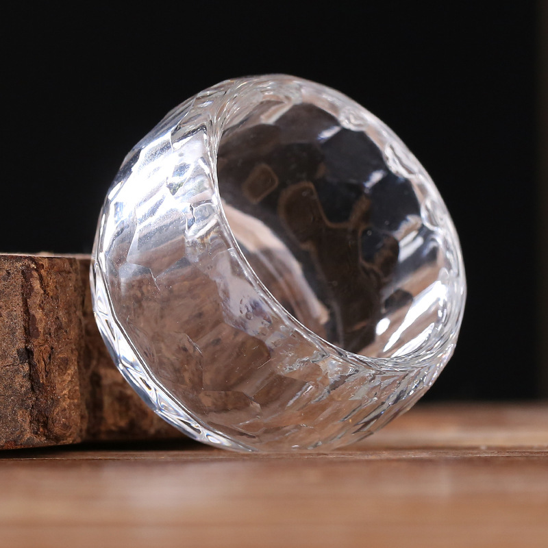 Transparent shot glass