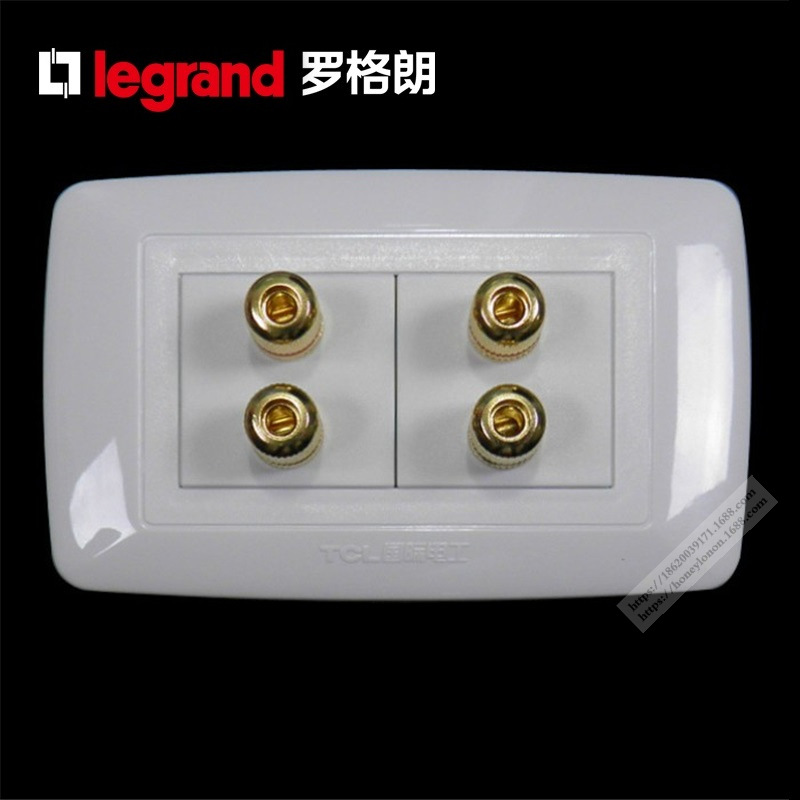 Legrand/罗格朗 118型 U系列 二位音箱插UM9