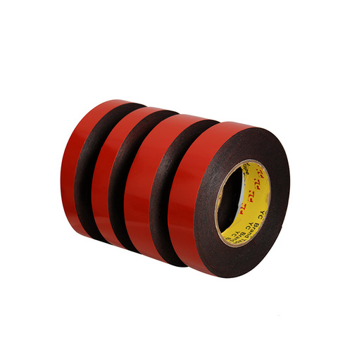 Yongcheng PE Foam Double-Sided Tape Car Foam Double-Sided Tape Sponge Tape High Adhesion Shock Absorbing Foam Black Double-Sided Tape