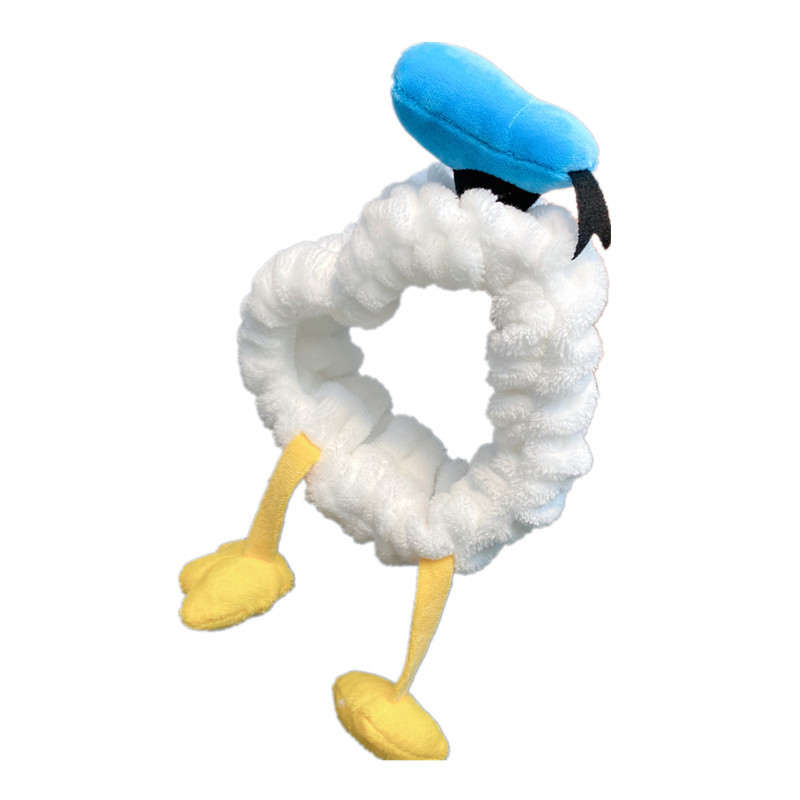 Cute Plush Duck Hair Band display picture 2