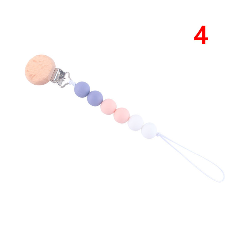 Bebé suministros de haya juguete mordedor bebé chupete de silicona pezón anti-gota cadena Amazon AliExpress Venta caliente