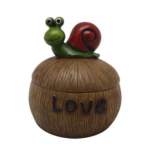 Cross-border foreign trade creative cartoon personality animal ashtray resin crafts ornaments home furnishings