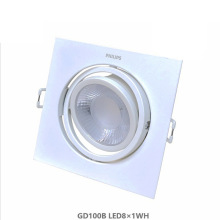 PHILIPS GD100 6W 飞利浦单头格栅LED射灯 9W 24D 3000K 商照