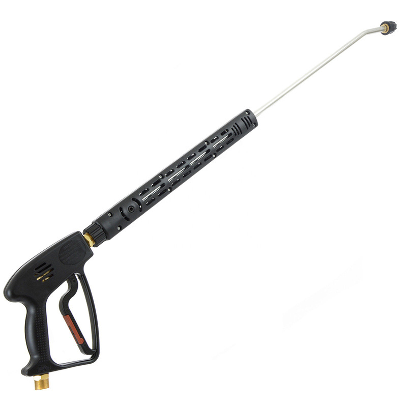 高压清洗水枪加长洗车喷水枪5000PSI全铜弯管 批发
