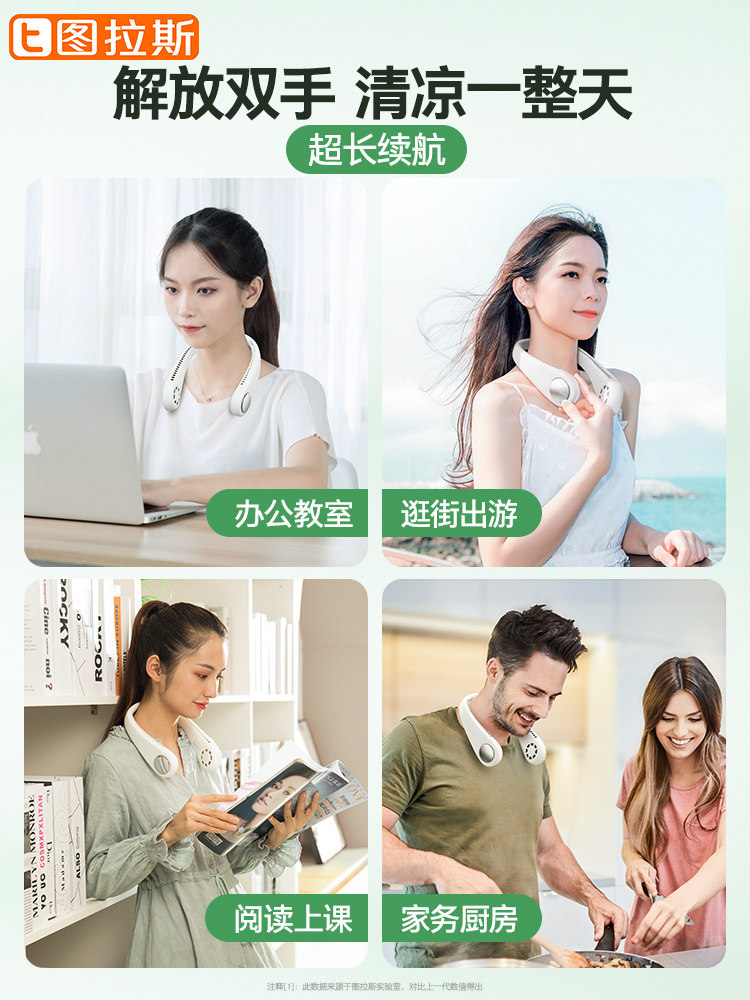 zero11M6懒人USB小风扇挂脖 一三代四代无叶挂脖运动穿戴户外批发|ms