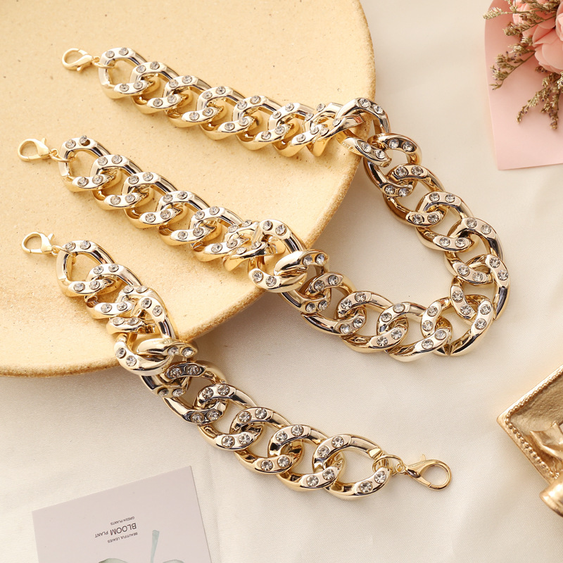 fashion creative full diamond necklace