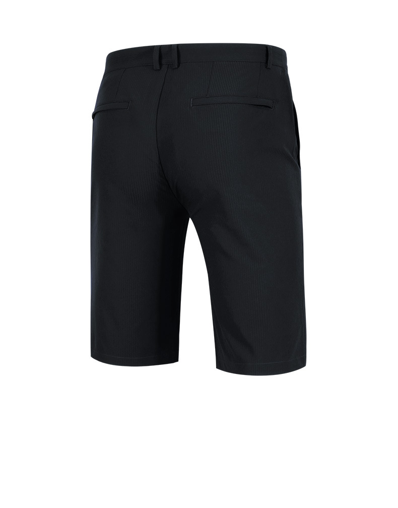 Quần short golf nam PGM vải co giãn cao thoáng khí — Quần short nam màu trơn KUZ077 màu đen, Quần short nam màu trơn KUZ077 màu xanh nước ngoài chi tiết 7