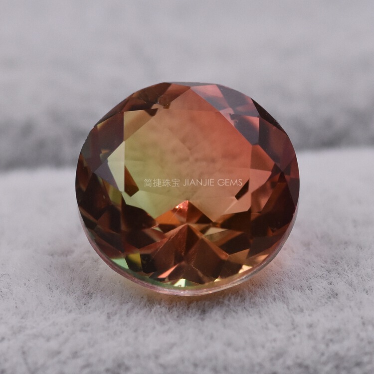 Simple Jewelry, Imitation Natural Crystal Glass Gemstones, High Quality, Exaggerated Jewelry Inlaid with Loose Stones, Tourmaline Simple Jewelry, Imitation Natural Crystal Glass Gemstones, High Quality, Exaggerated Jewelry Inlaid with Loose Stones, Tourmaline