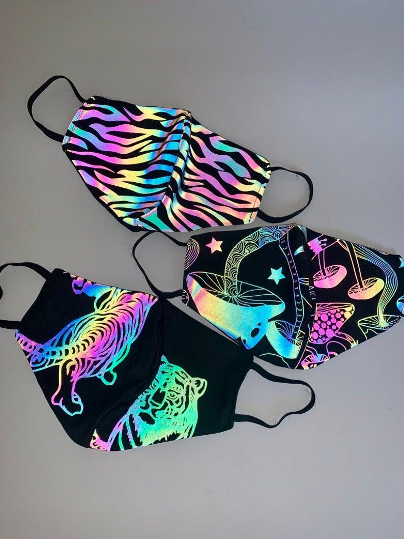 幻彩反光口罩 幻彩反光口罩布