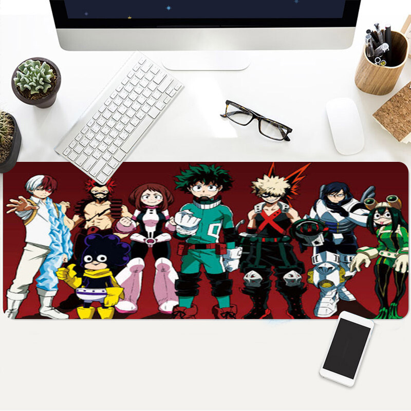 我的英雄学院动漫图片 办公室电脑 防滑鼠标垫超长桌垫可来图定制