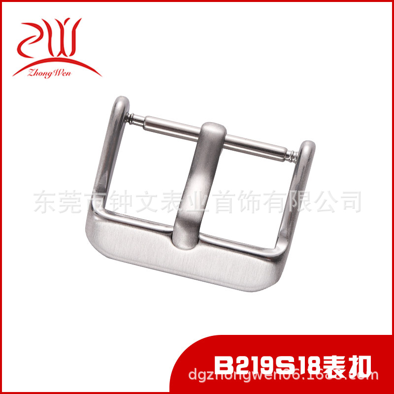 Wholesale of Marine silicone watch strap buckles, Apple watch straps, stainless steel watch buckles, 20 watch strap metal buckles from the manufacturer pic 2