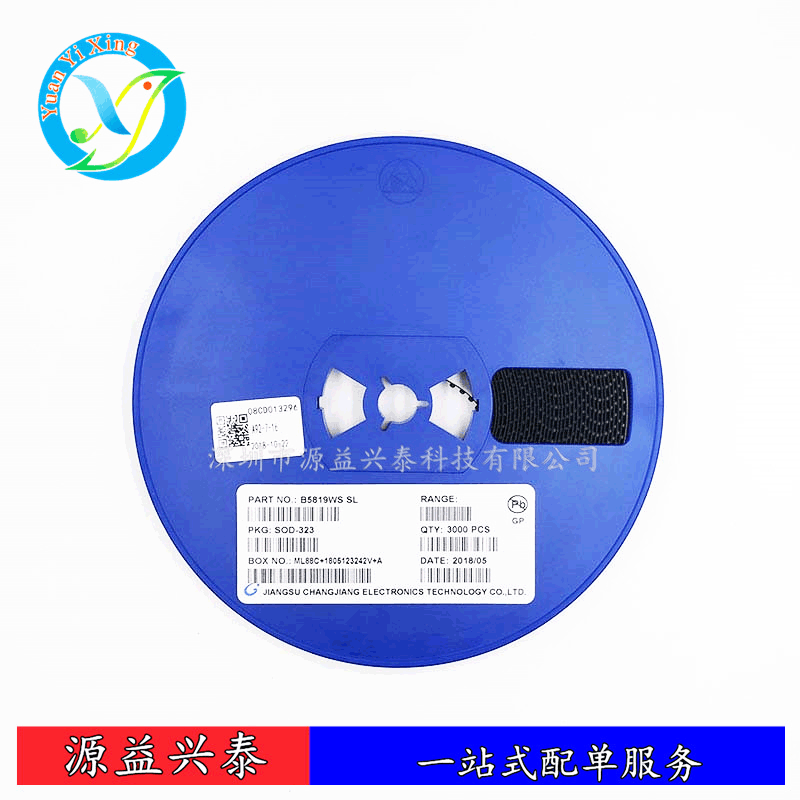 全新原装 B5819WS  SL SOD-323 0805塑封 贴片肖特基二极管