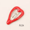 Epoxy resin heart-shaped, hairgrip, small doll, hairpins, hair accessory, 2cm, pet