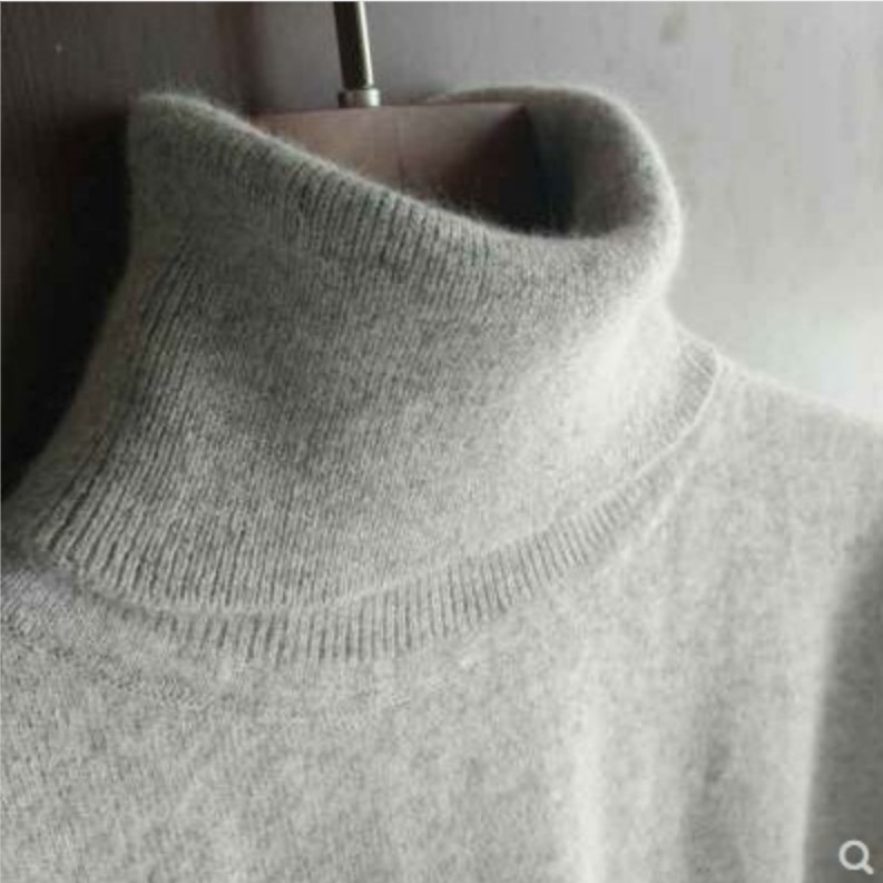 Autumn and winter new pattern Versatile Fleece High collar Self cultivation Socket sweater Large knitting Base coat