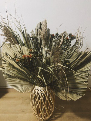 ins palm leaf palm leaf dried palm leaf forest wedding decoration props shop display soft furnishings floor decorations