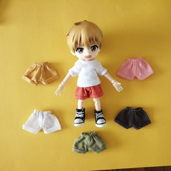 廠家 ob11娃衣GSC粘土素體  12分bjd牛仔短褲  娃娃衣服短褲子