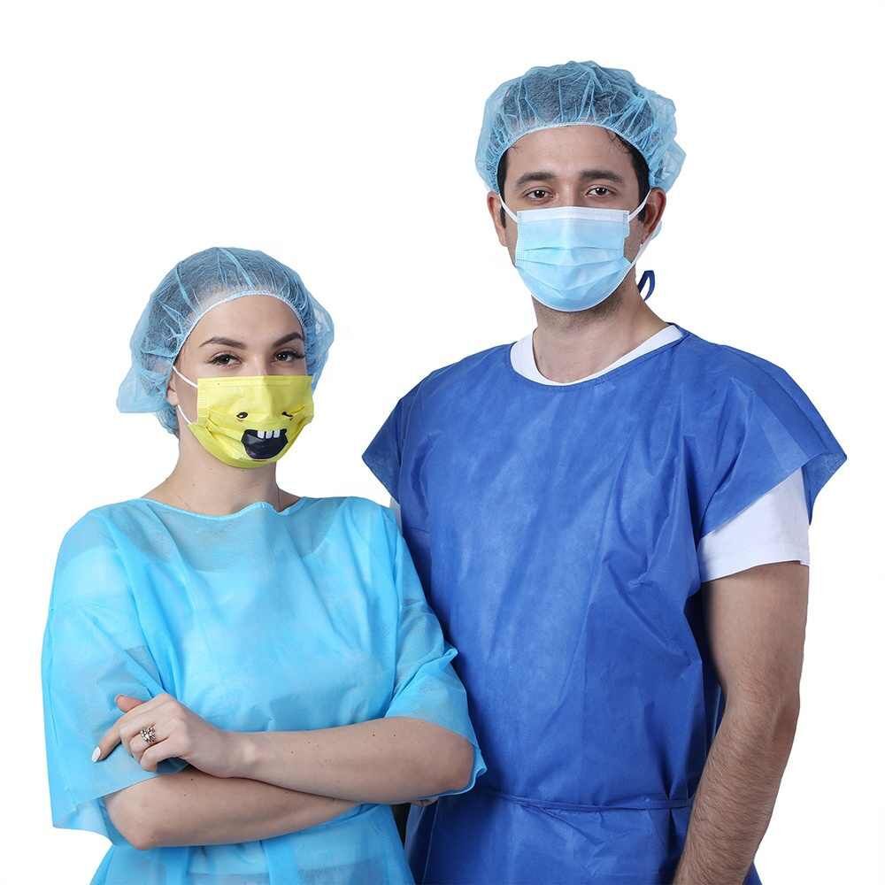 厂家批发手术衣 一次性隔离衣 透气无纺布隔离衣工作服探视服