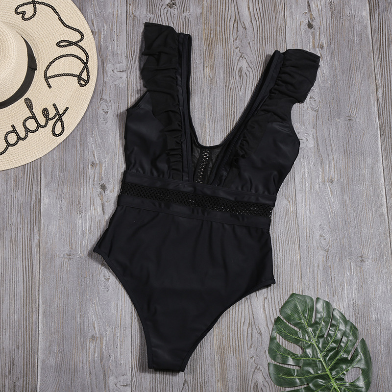 Swimsuit fabric close-up