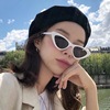 Retro fashionable sunglasses, trend glasses suitable for men and women solar-powered, European style, cat's eye, wholesale