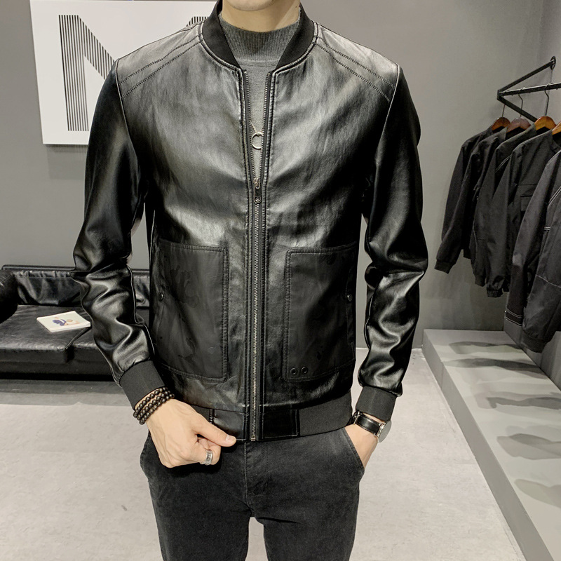 Veste en cuir homme - Ref 3443861 Image 8