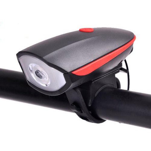 Wholesale 7588 Bicycle Horn Front Light USB Charging Night Riding Strong Flash Torch Bicycle Accessories Cycling Equipment