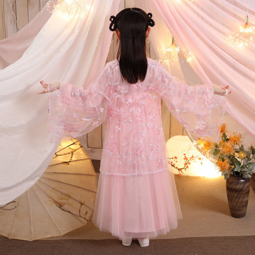 Children Chinese Hanfu fairy dress 