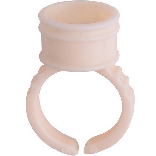 Tattoo semi-permanent color silicone ring cup 100/piece, small and non-harming needle auxiliary products Tattoo supplies