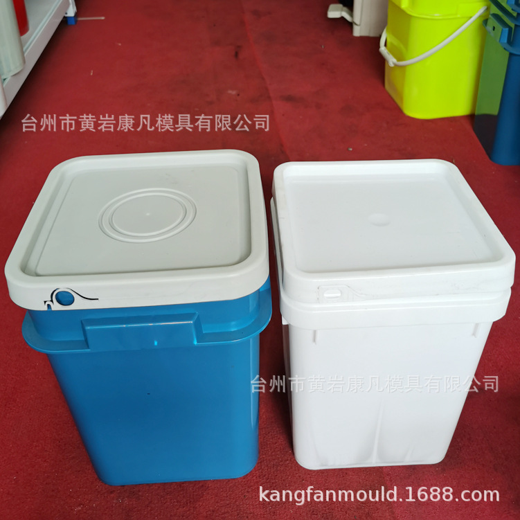 塑料桶模具 各种储物桶图片 方形包装桶模具制造