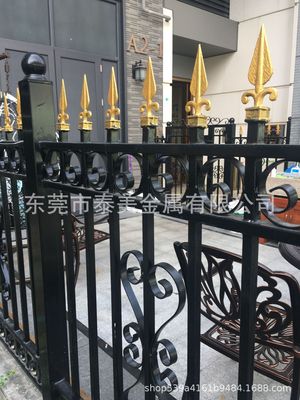 东莞厂家直销 锌钢铁艺栅栏 道路花园护栏  别墅小区围栏防护栏杆|ms